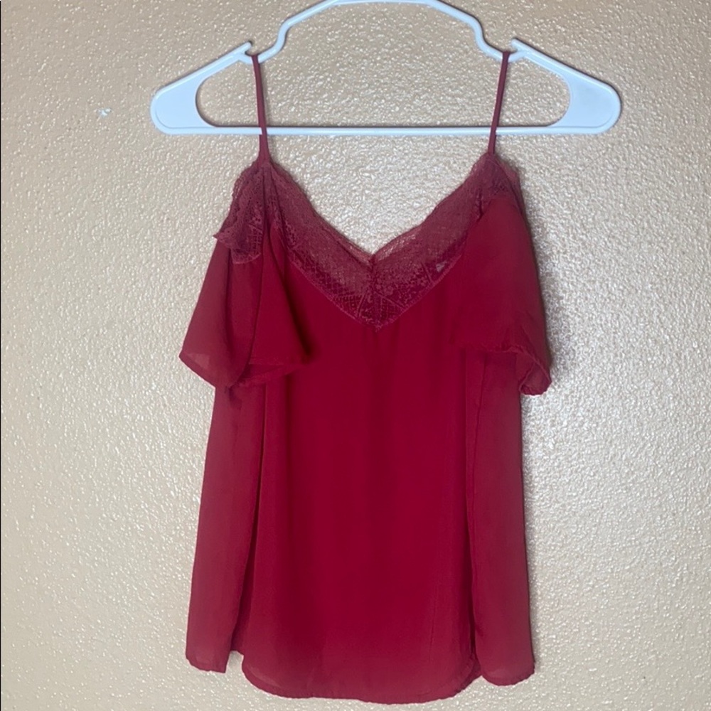 Chocolate Brand Burgundy Shirt